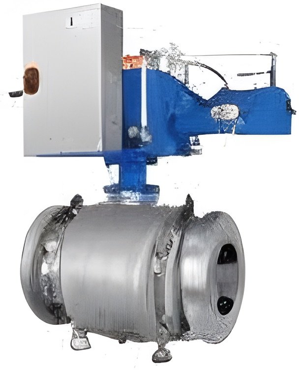 Trunnion Ball Valve with Actuator